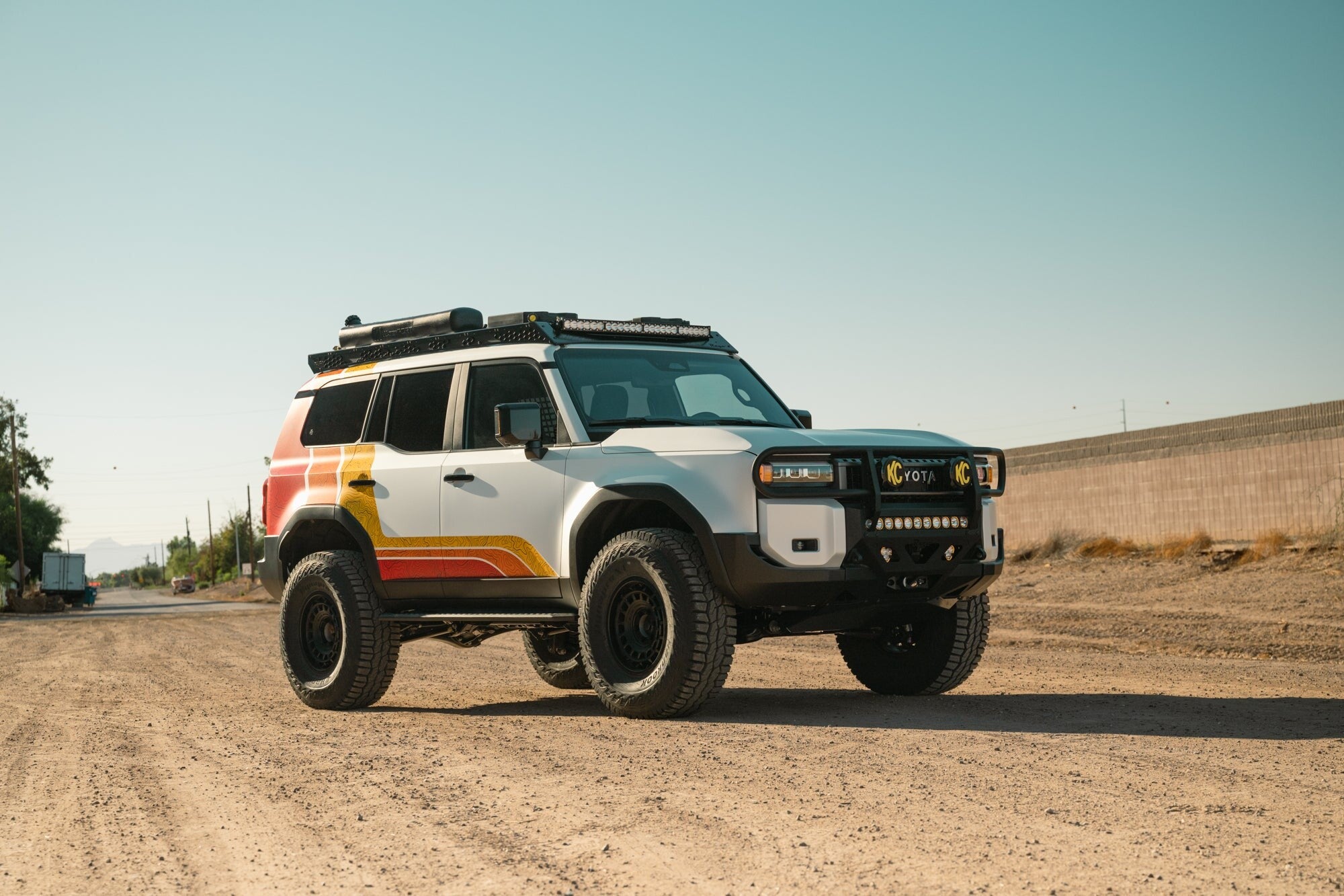 2024 Toyota Land Cruiser Roof Rack with Light Pocket Rago Fabrication