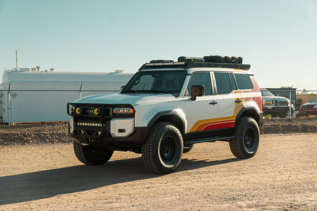 2024 Toyota Land Cruiser Roof Rack with Light Pocket Rago Fabrication