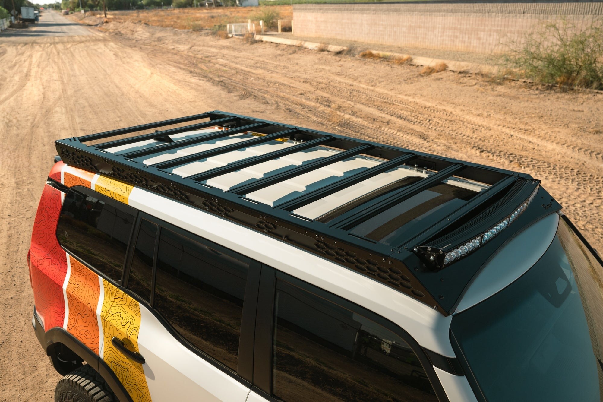 2024 Toyota Land Cruiser Roof Rack with Light Pocket Rago Fabrication