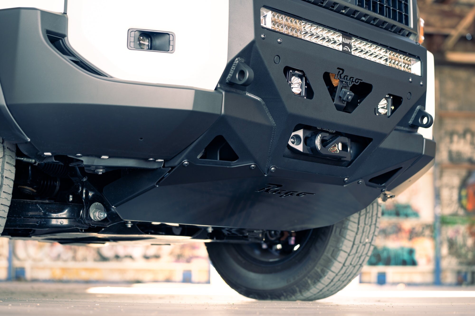 2024 Toyota Land Cruiser Front Skid Plate for Center Mount Front Bumper Rago Fabrication