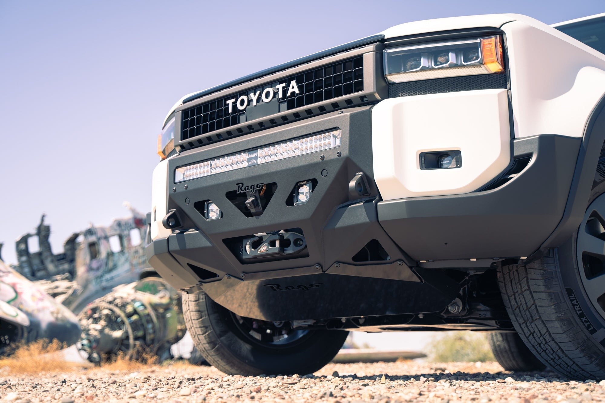 2024 Toyota Land Cruiser Front Skid Plate for Center Mount Front Bumper Rago Fabrication