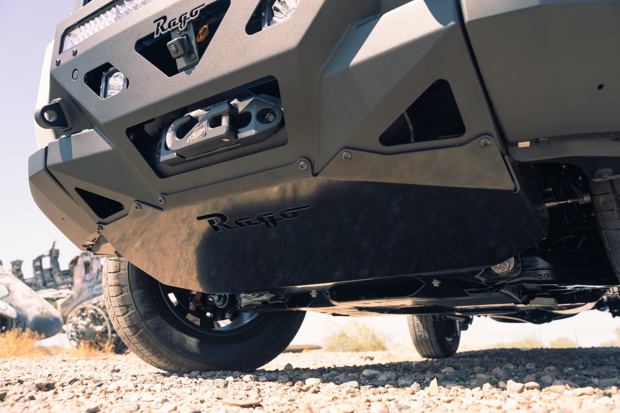 2024 Toyota Land Cruiser Front Skid Plate for Center Mount Front Bumper Rago Fabrication