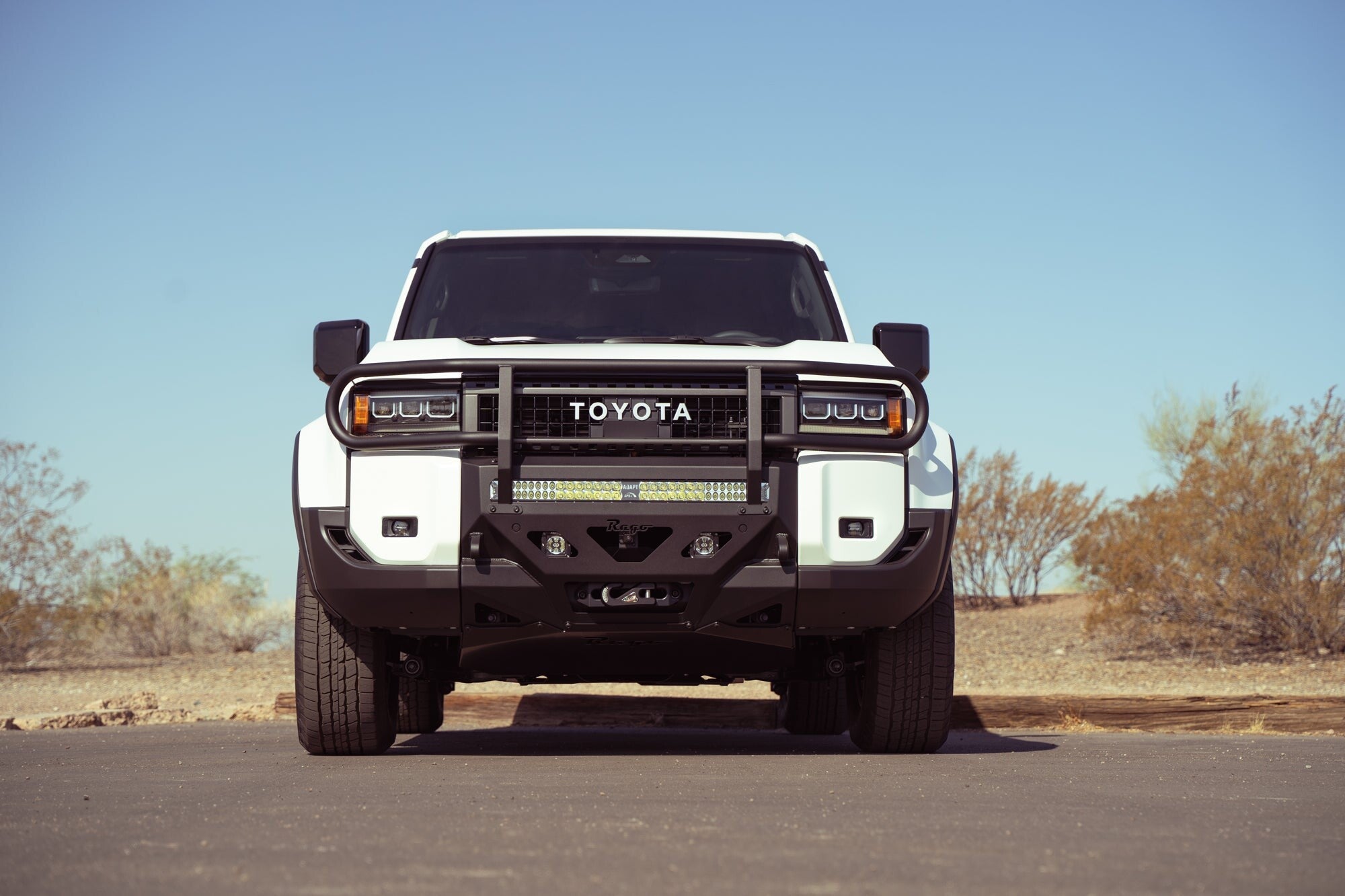 2024 Toyota Land Cruiser Brush Guard for Center Mount Front Bumper Rago Fabrication