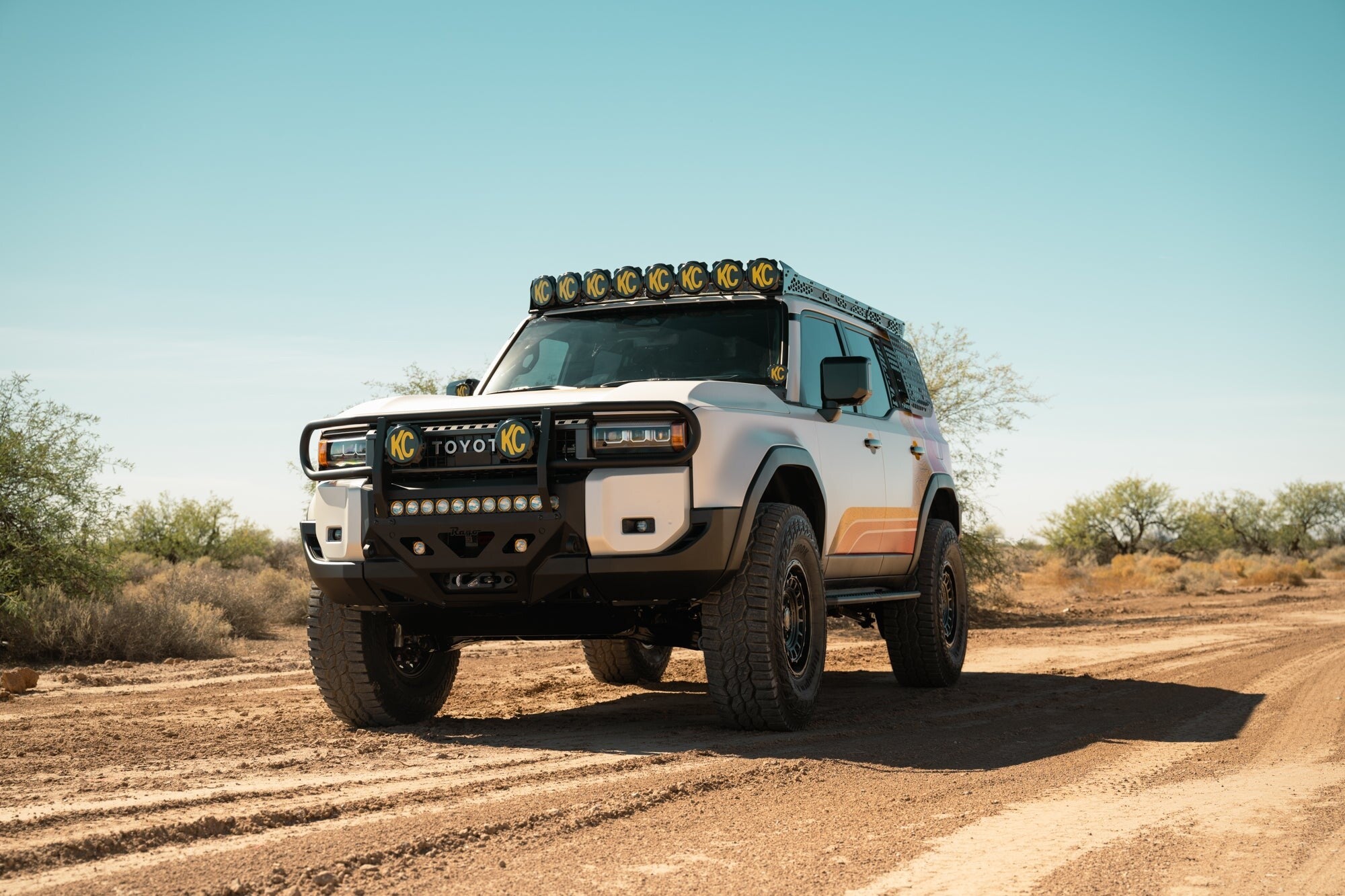 2024 Toyota Land Cruiser KC Light Mount for Roof Rack Rago Fabrication