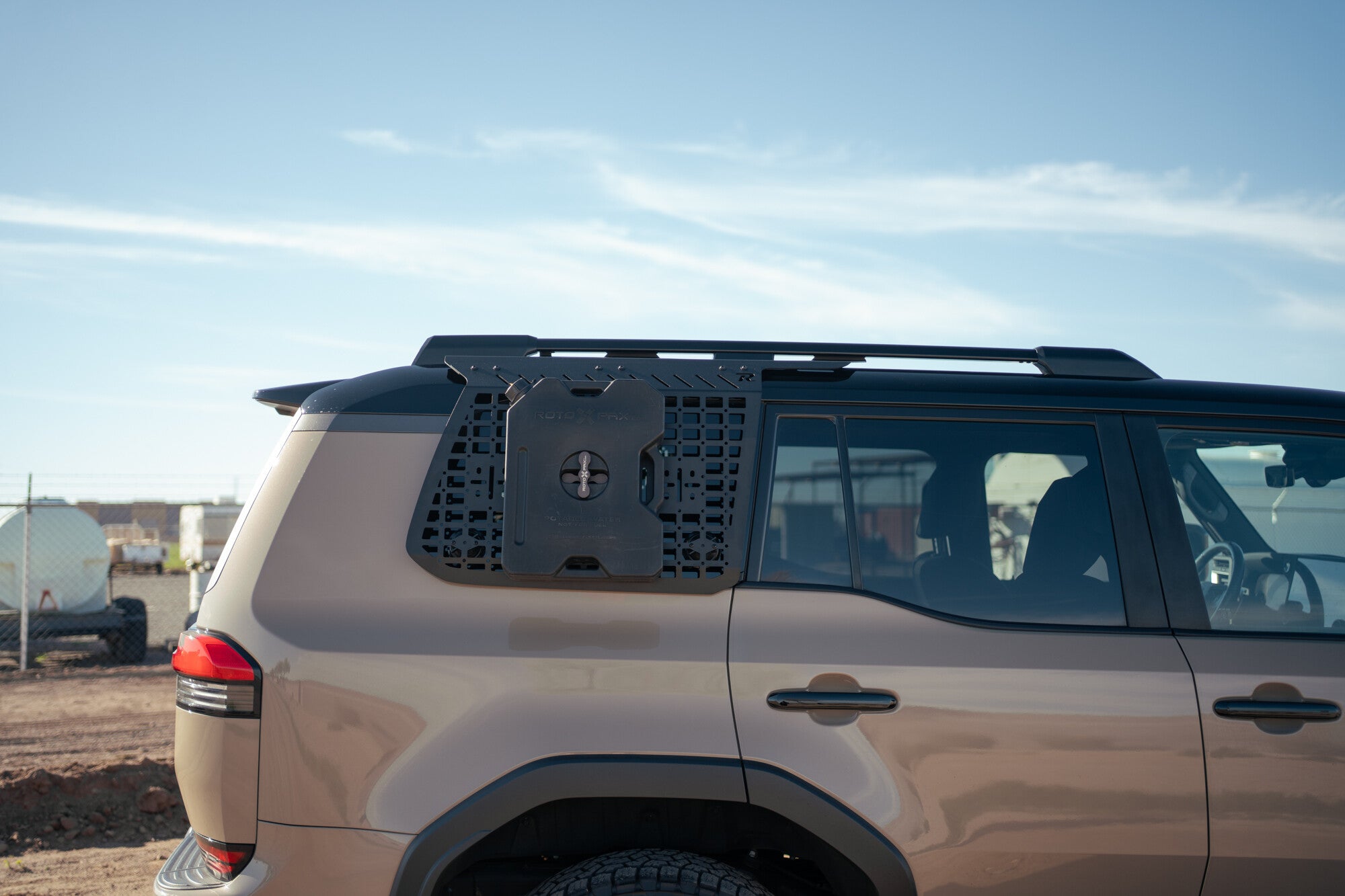 2024+ Toyota Land Cruiser/Lexus GX 550 External Molle Storage Panels for Factory Roof Rails Pair Rago Fabrication