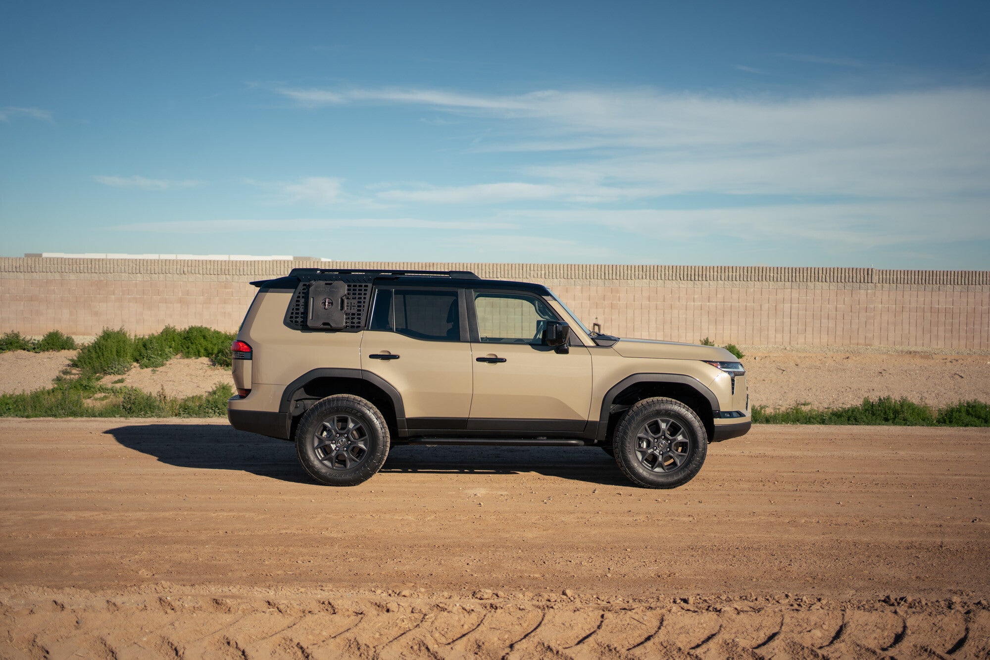 2024+ Toyota Land Cruiser/Lexus GX 550 External Molle Storage Panels for Factory Roof Rails Pair Rago Fabrication