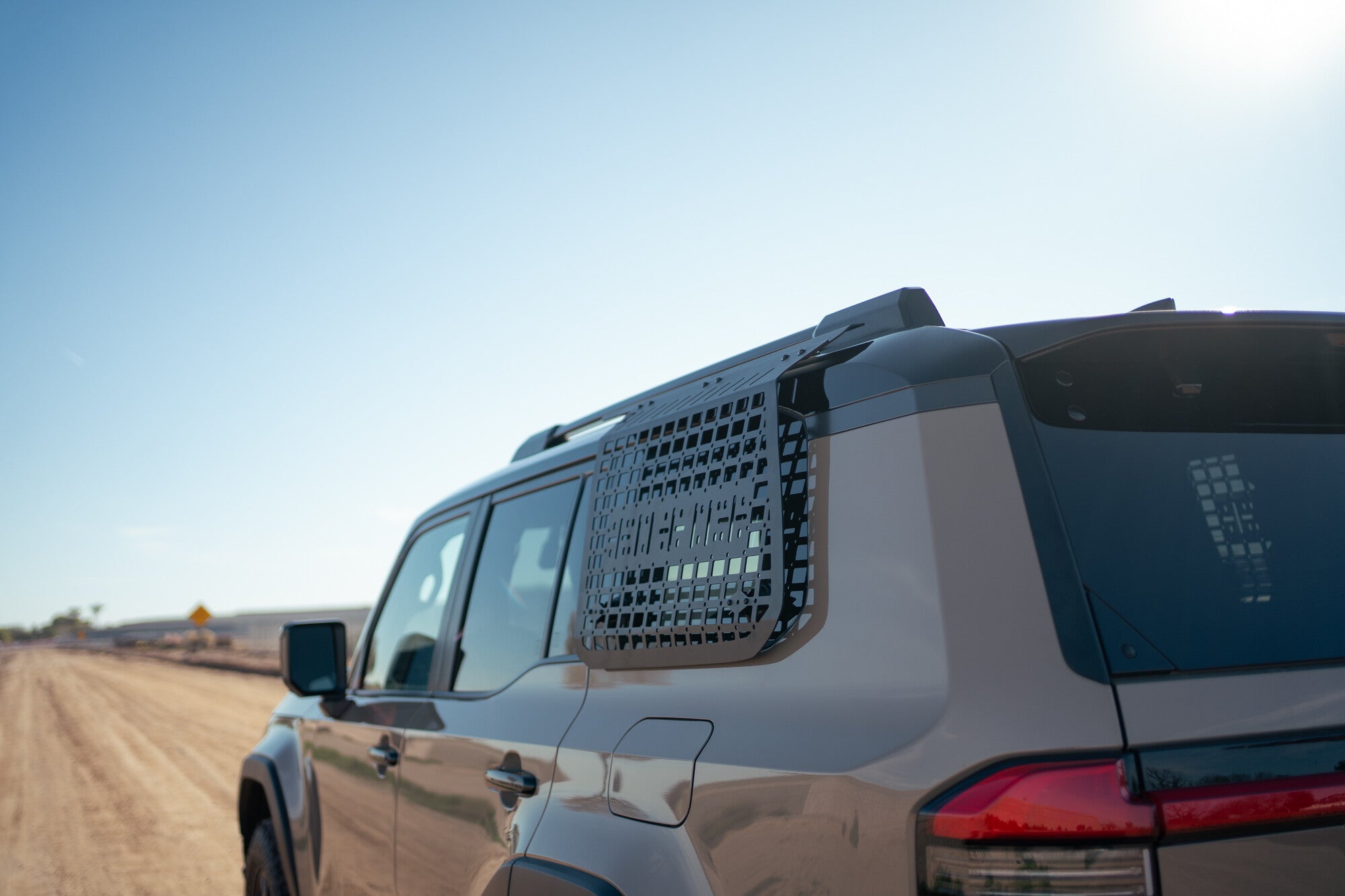 2024+ Toyota Land Cruiser/Lexus GX 550 External Molle Storage Panels for Factory Roof Rails Driver Side Rago Fabrication