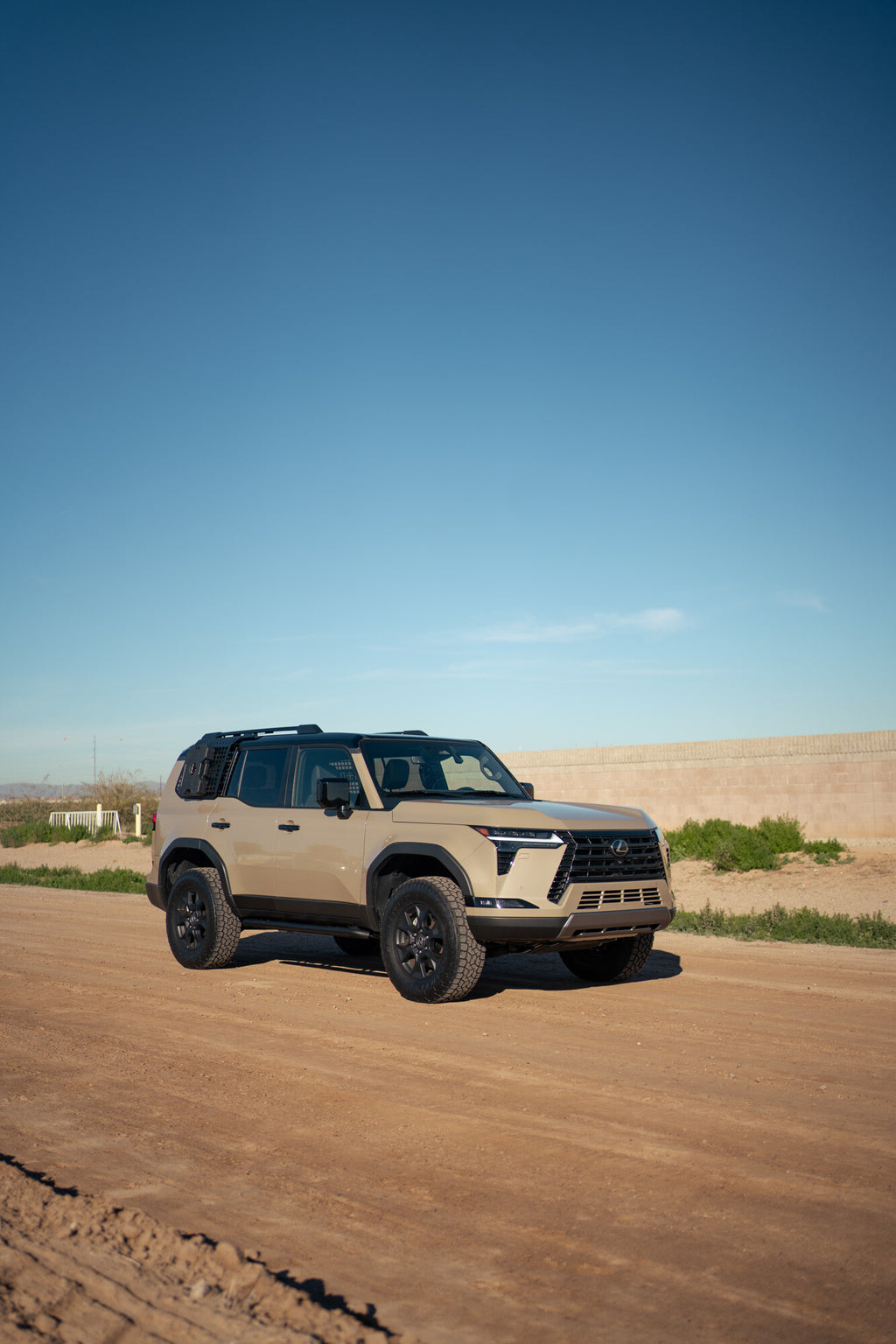2024+ Toyota Land Cruiser/Lexus GX 550 External Molle Storage Panels for Factory Roof Rails Passenger Side Rago Fabrication