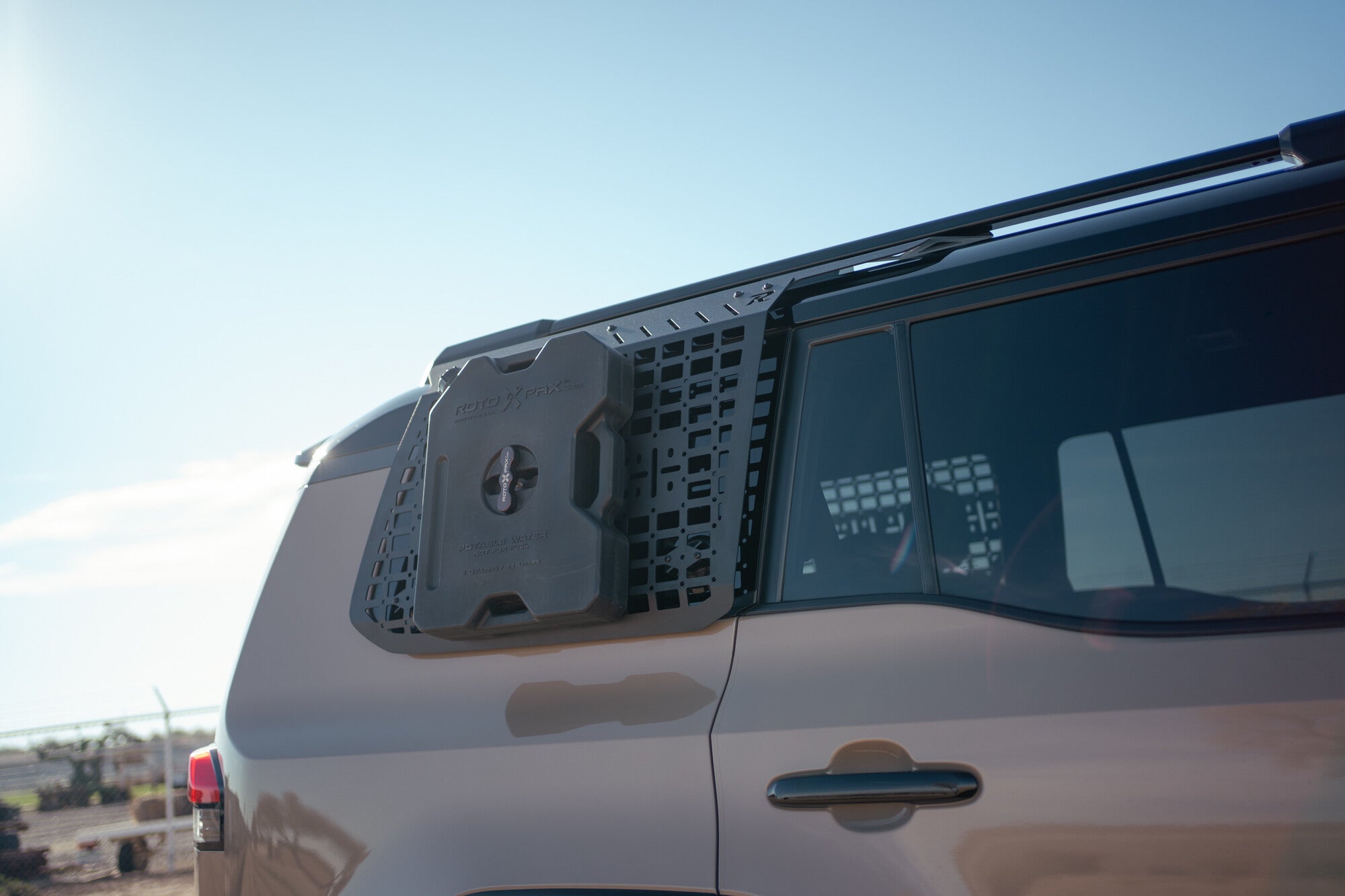 2024+ Toyota Land Cruiser/Lexus GX 550 External Molle Storage Panels for Factory Roof Rails Passenger Side Rago Fabrication