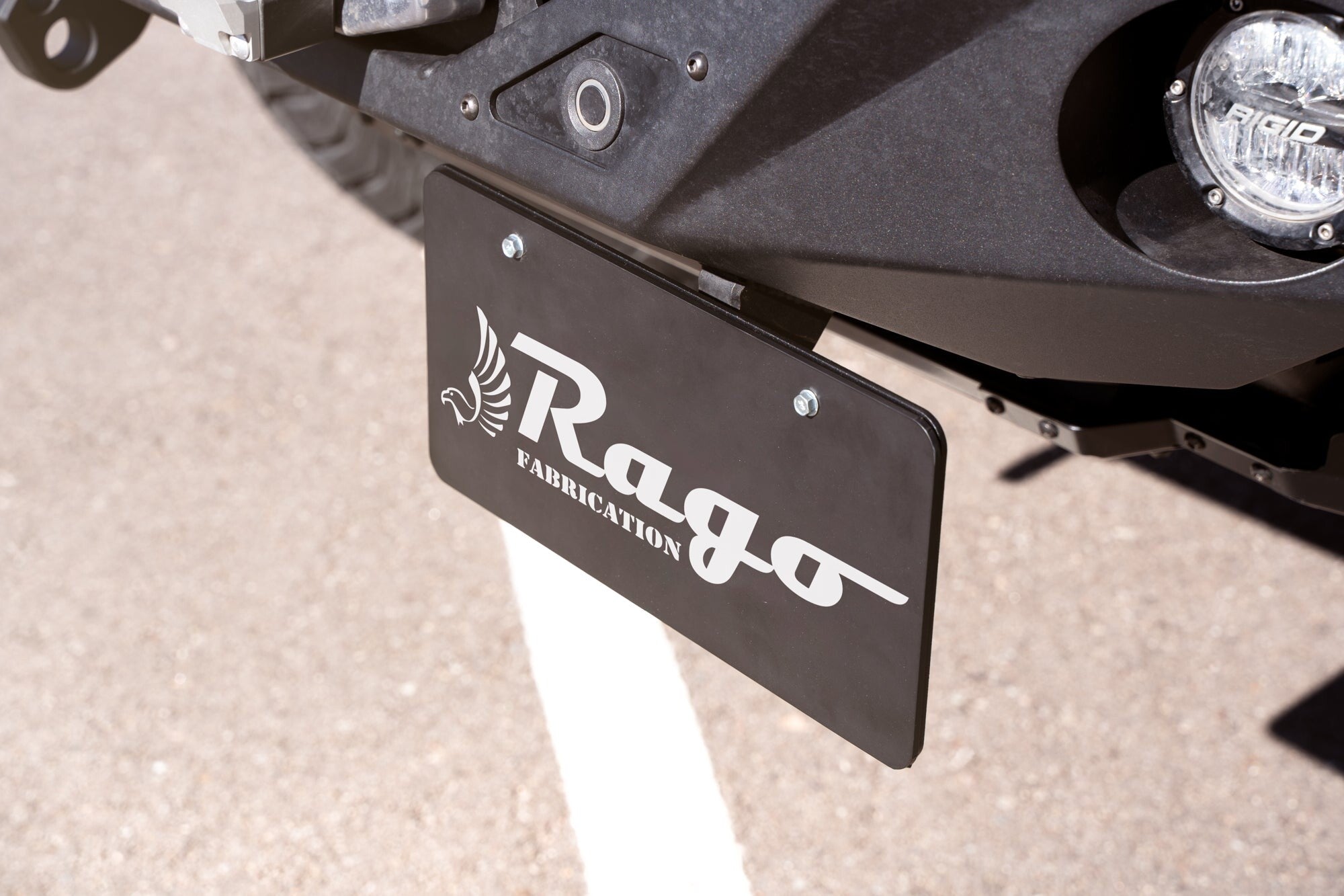 Clevis Mounted License Plate Bracket Rago Fabrication