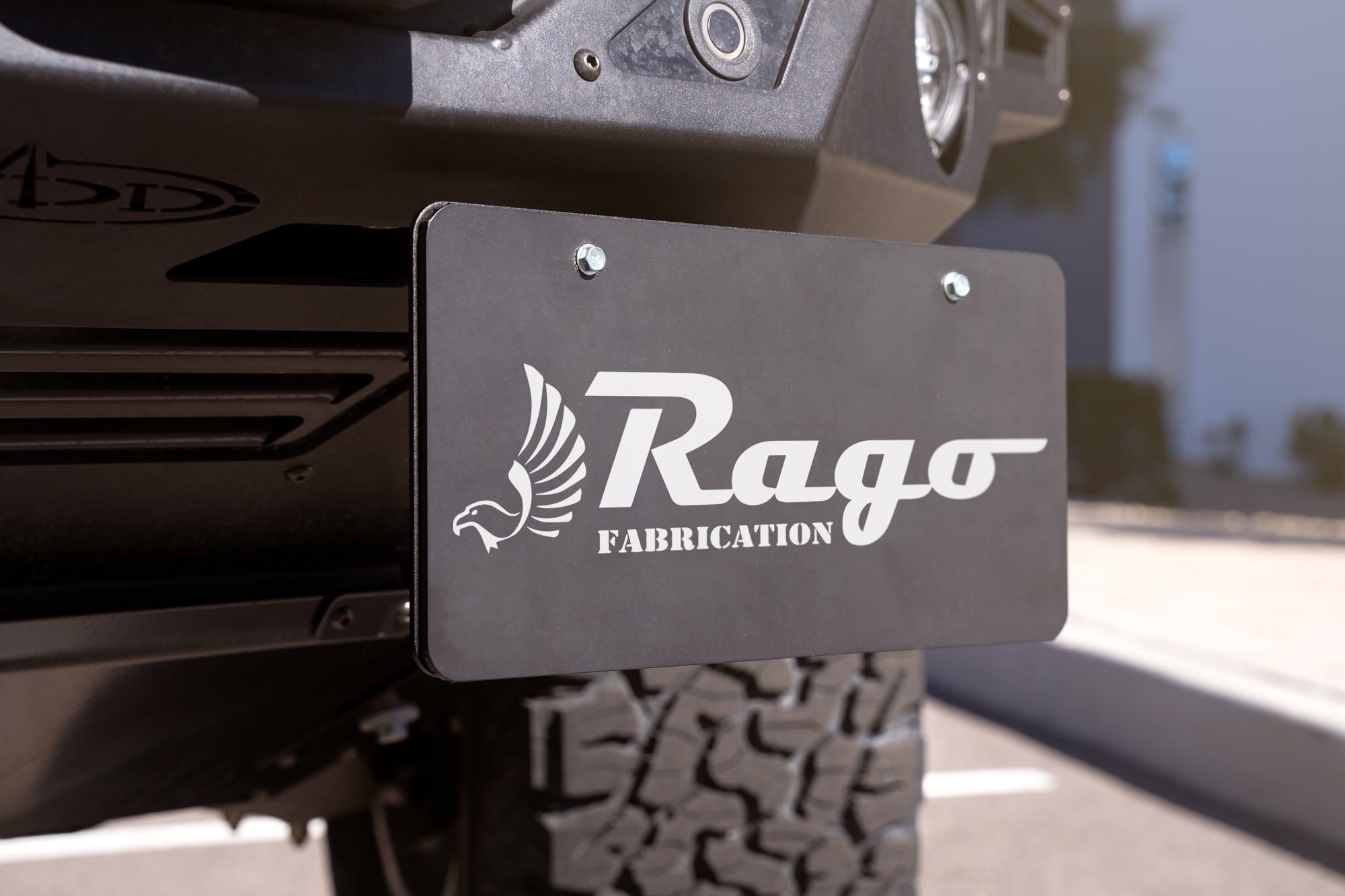 Clevis Mounted License Plate Bracket Rago Fabrication