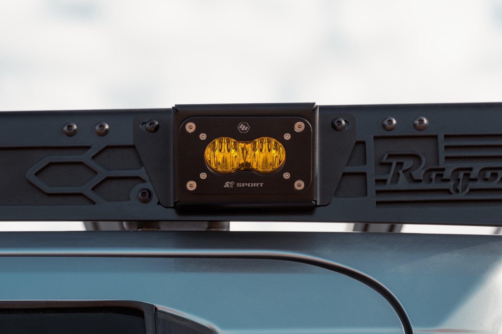 The Illuminator Roof Rack Light Mount Baja Designs S2 Rago Fabrication