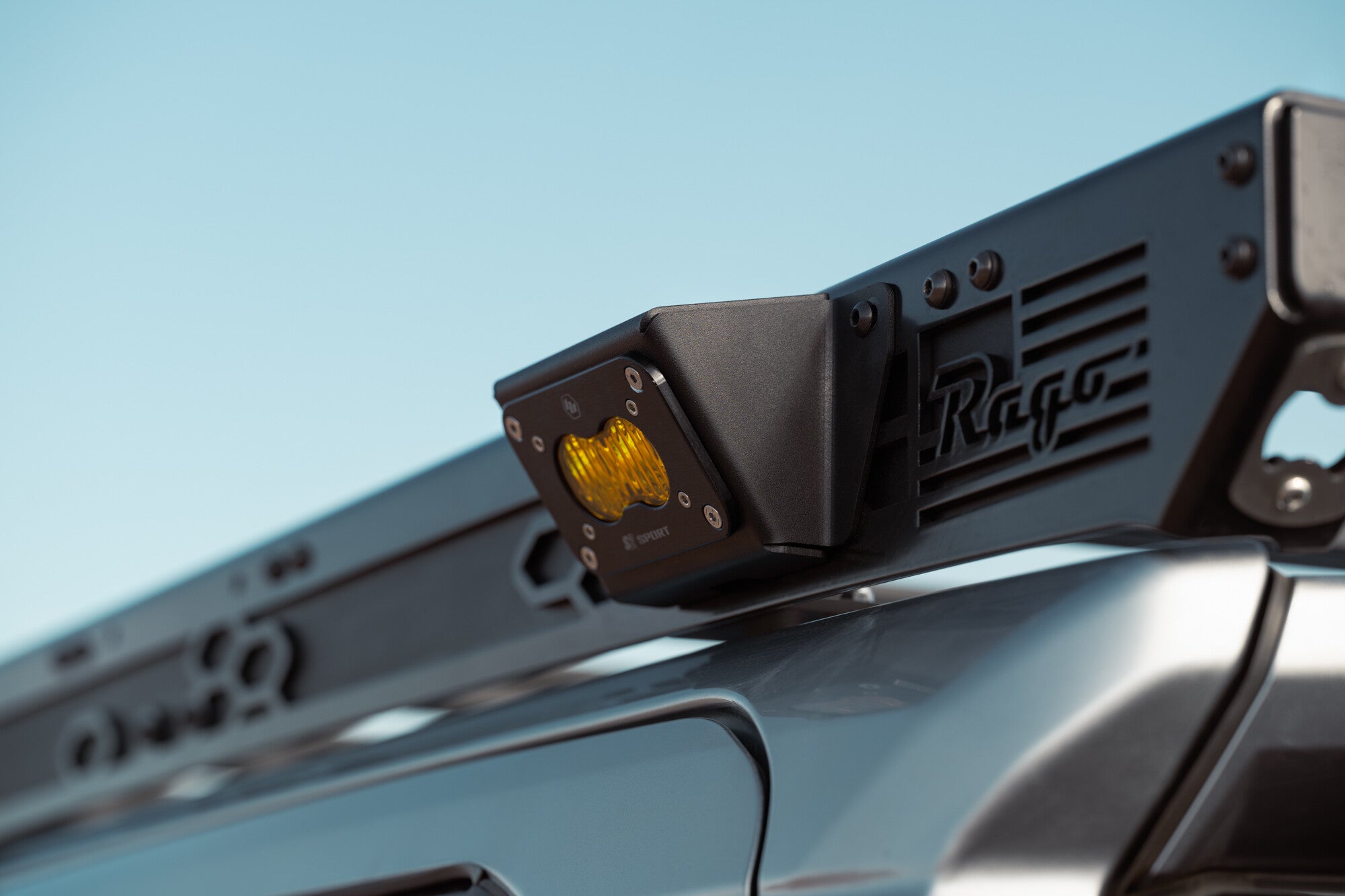 The Illuminator Roof Rack Light Mount Baja Designs S2 Rago Fabrication