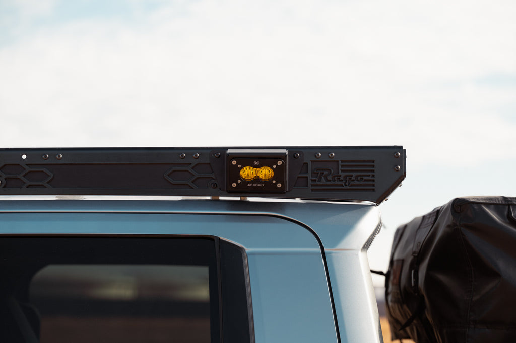 The Illuminator Roof Rack Light Mount Baja Designs S2 Rago Fabrication
