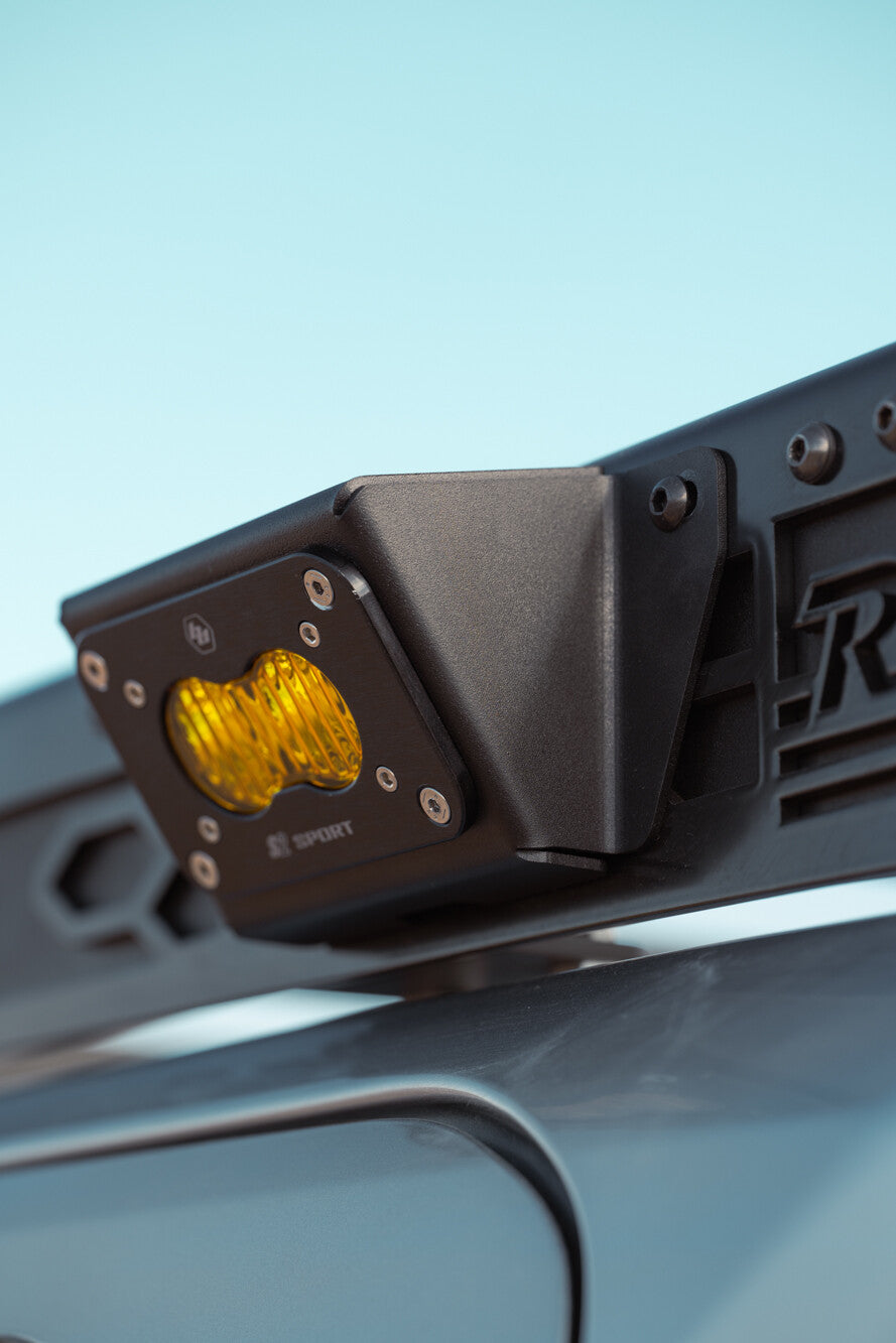 The Illuminator Roof Rack Light Mount Baja Designs S2 Rago Fabrication