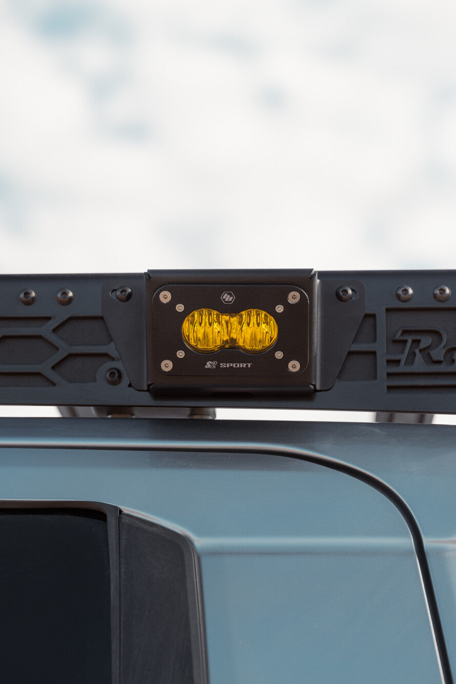 The Illuminator Roof Rack Light Mount Baja Designs S2 Rago Fabrication