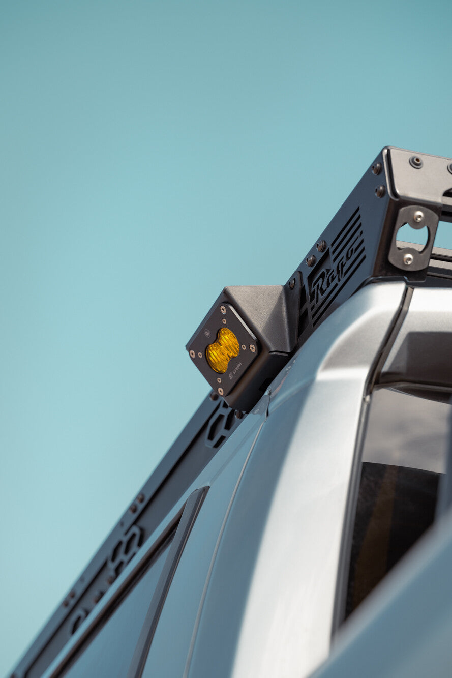 The Illuminator Roof Rack Light Mount Baja Designs S2 Rago Fabrication