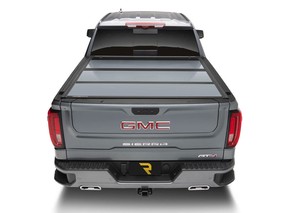 Tonneau Cover Fusion 2019 (New Body Style) 2025 Silverado/Sierra 1500 5 Foot 10 Inch Bed With Or Without MultiPro Tailgate Pull Me Over Red UnderCover