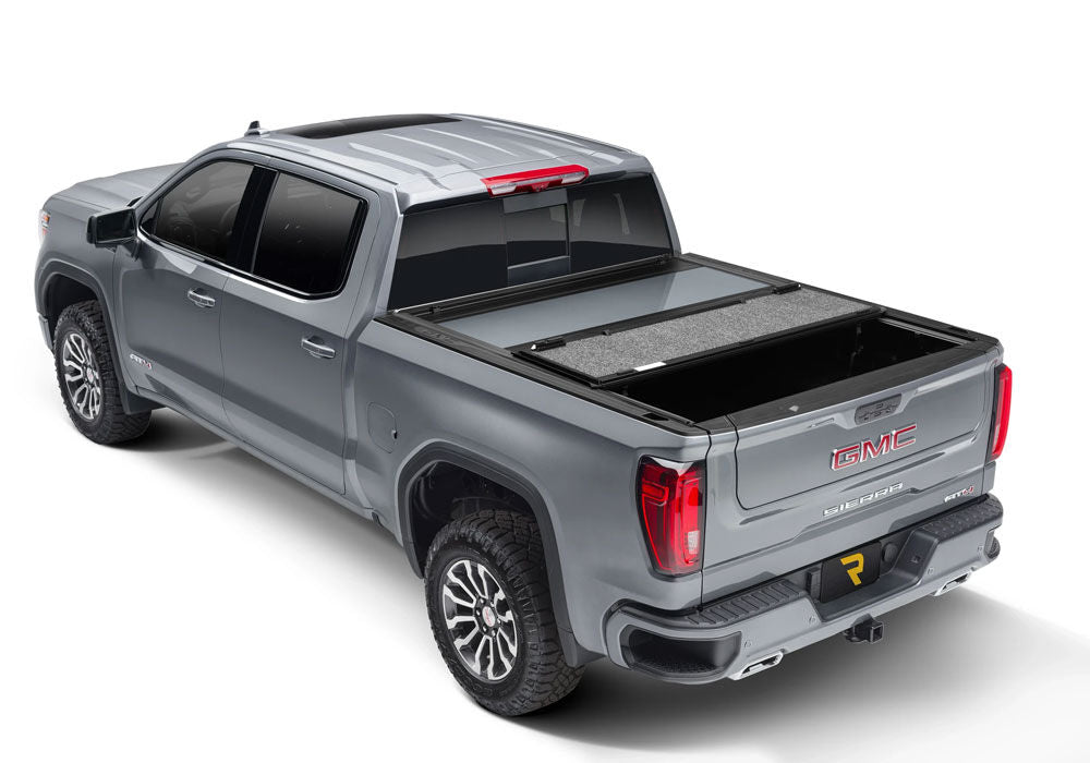 Tonneau Cover Fusion 2019 (New Body Style) 2022 Silverado/Sierra 1500 5 Foot 10 Inch Bed With Or Without MultiPro Tailgate Shadow Gray Metallic UnderCover
