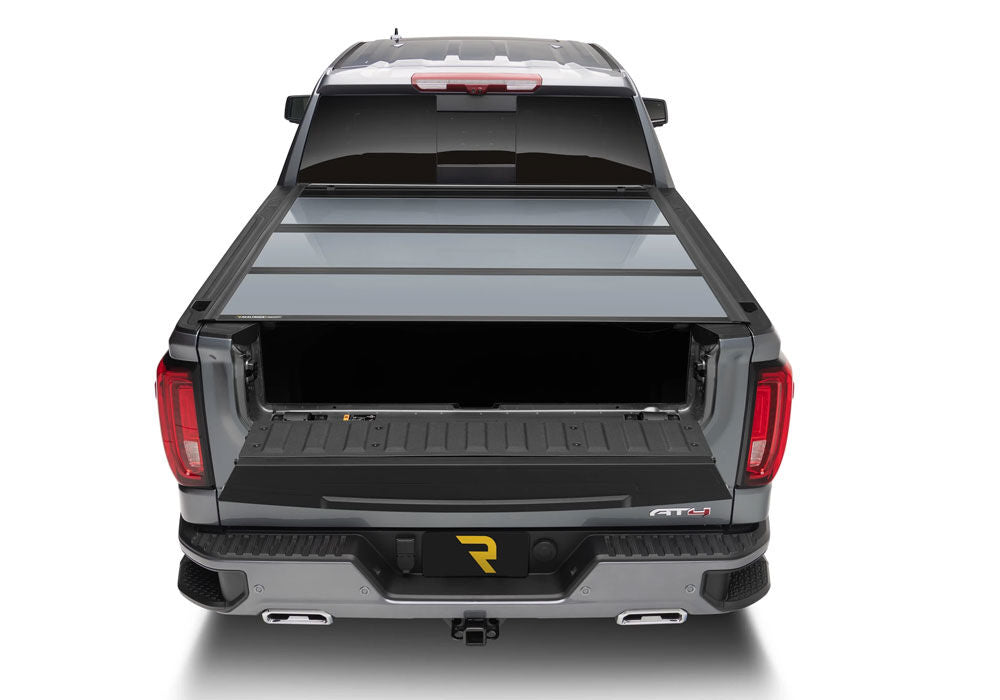 Tonneau Cover Fusion 2019 (New Body Style) 2025 Silverado/Sierra 1500 6 Foot 7 Inch Bed With Or Without MultiPro Tailgate Pull Me Over Red UnderCover