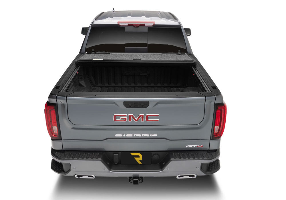 Tonneau Cover Fusion 2019 (New Body Style) 2023 Silverado/Sierra 1500 6 Foot 7 Inch Bed With Or Without MultiPro Tailgate Satin Steel Metallic UnderCover