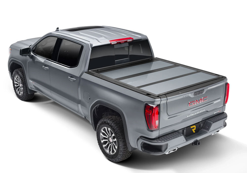 Tonneau Cover Fusion 2019 (New Body Style) 2023 Silverado/Sierra 1500 6 Foot 7 Inch Bed With Or Without MultiPro Tailgate Satin Steel Metallic UnderCover