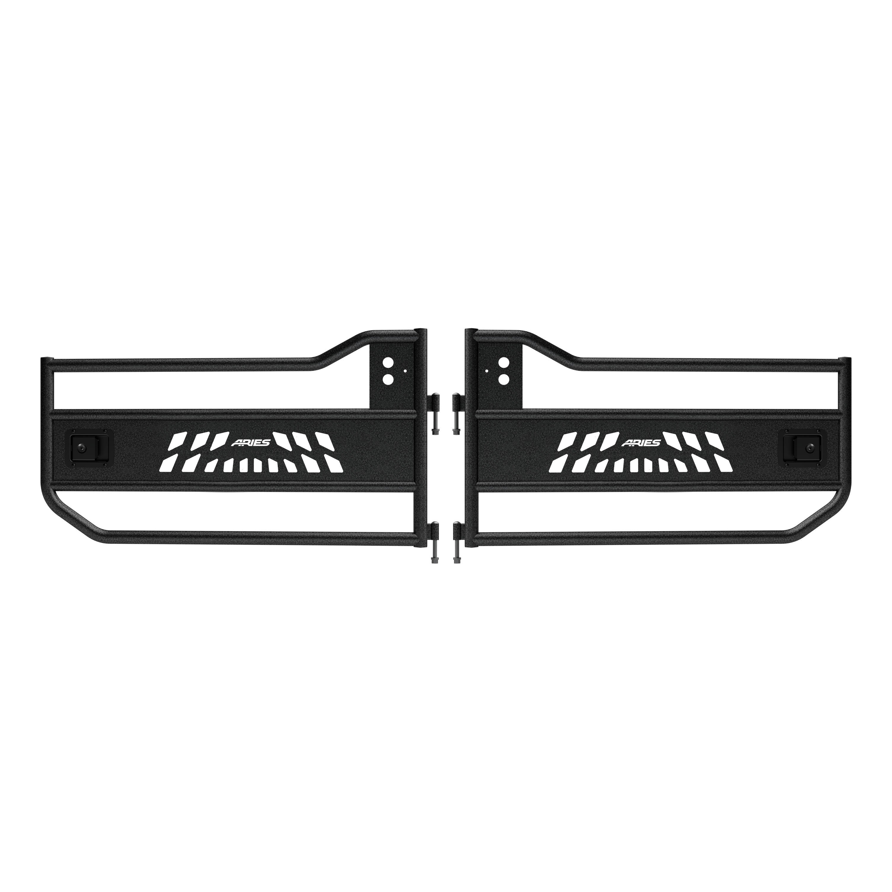 ARIES Jeep Wrangler JK Aluminum Front Tube Doors, 2018 Jeep Wrangler