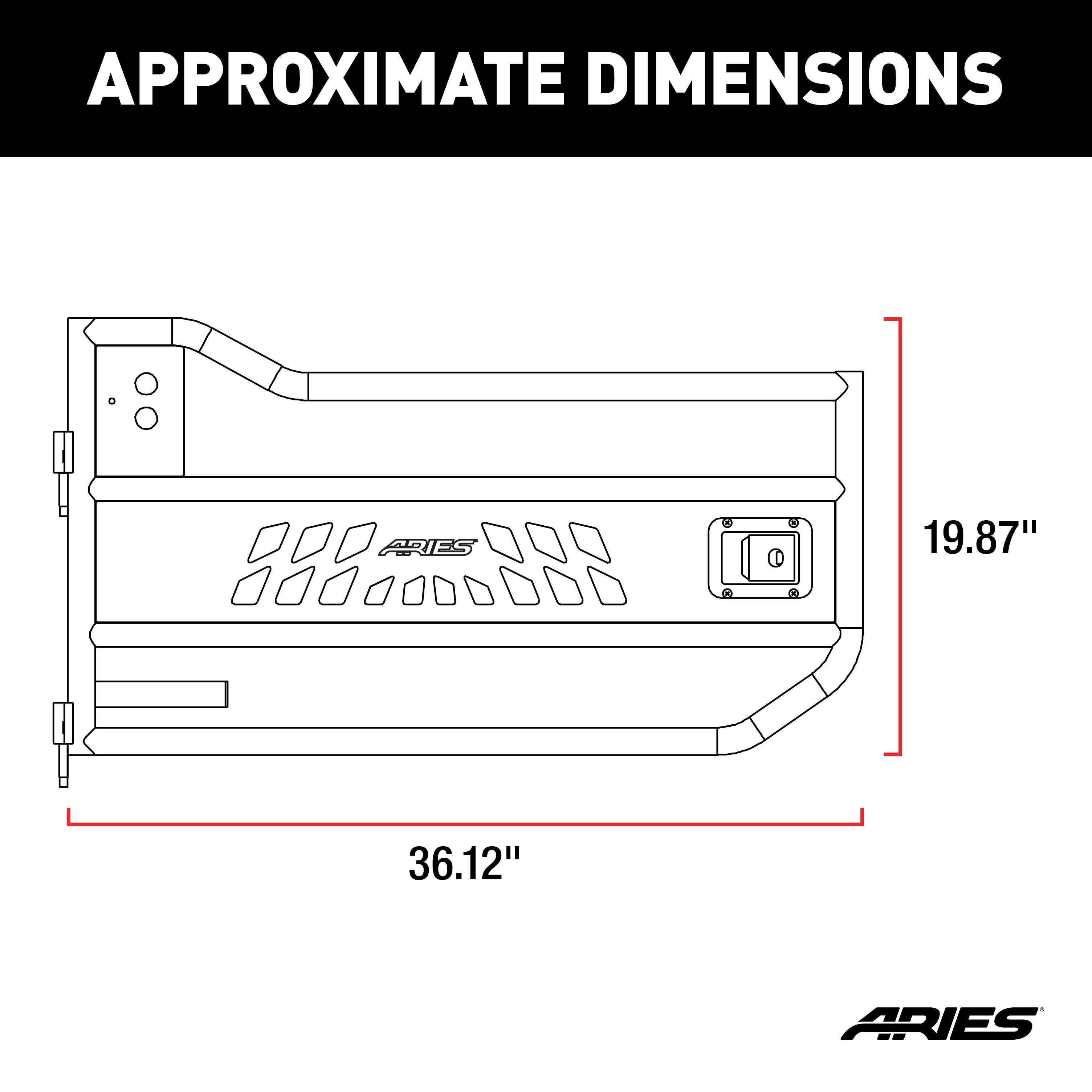 ARIES Jeep Wrangler JK Aluminum Front Tube Doors, 2018 Jeep Wrangler