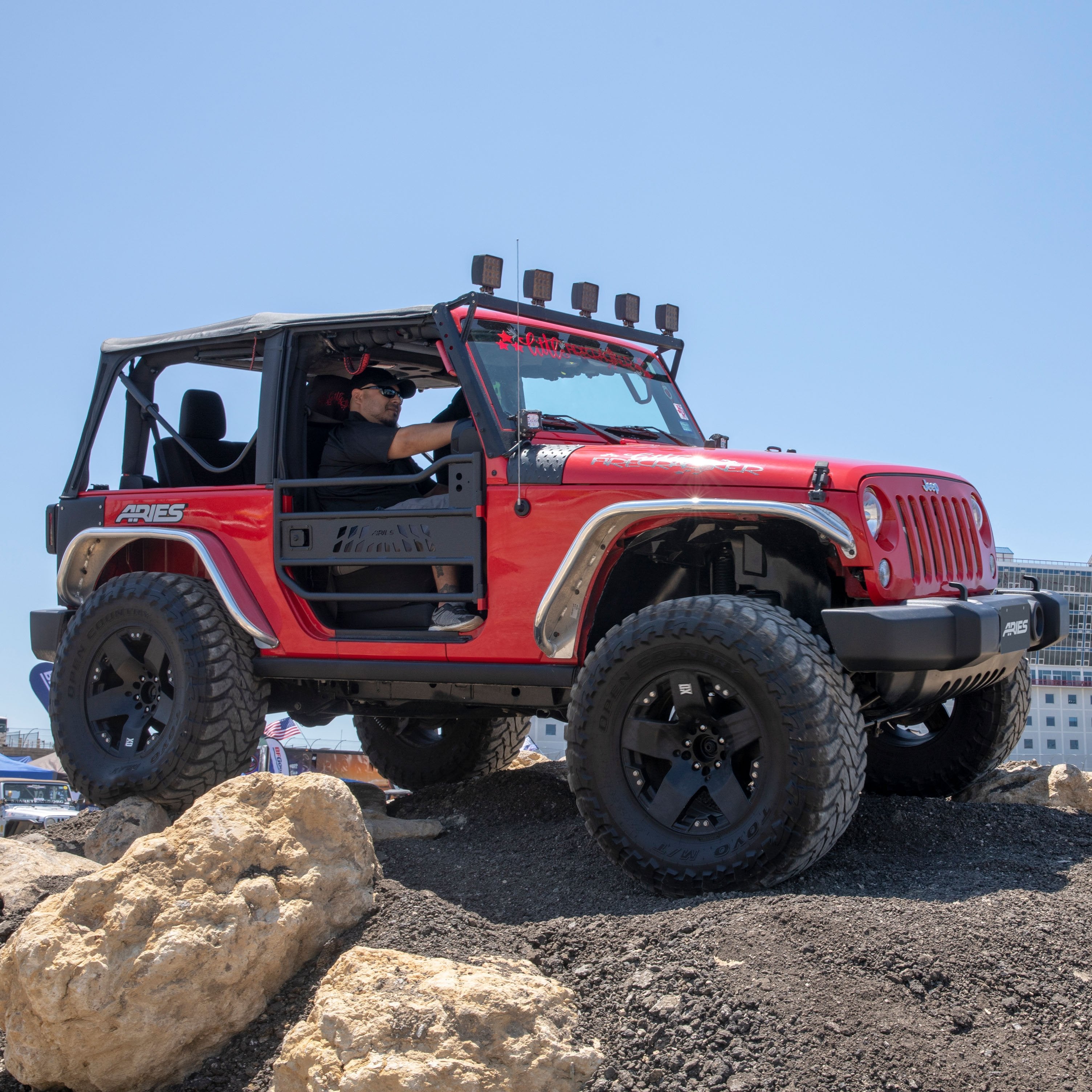 ARIES Jeep Wrangler JK Aluminum Front Tube Doors, 2018 Jeep Wrangler