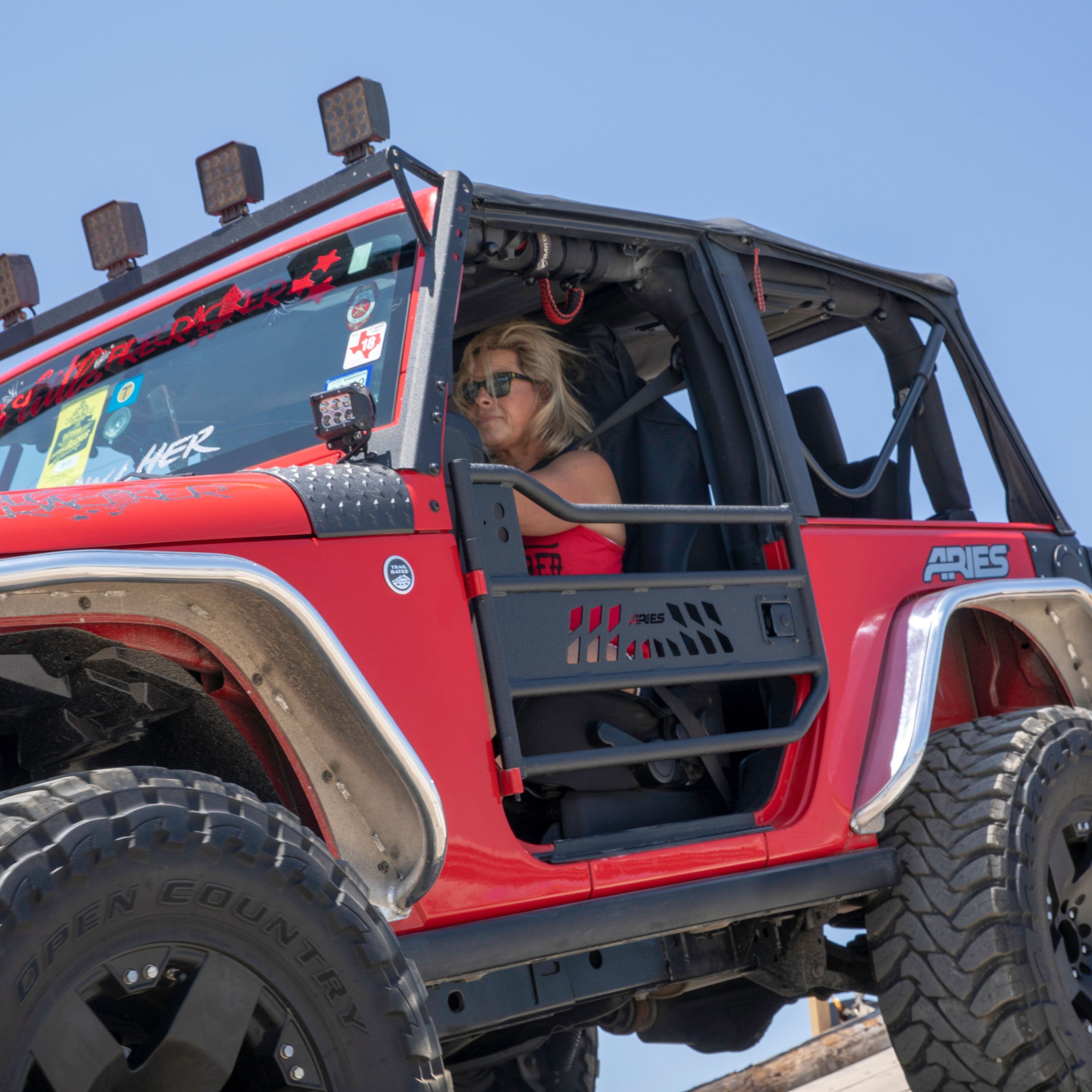 ARIES Jeep Wrangler JK Aluminum Front Tube Doors, 2018 Jeep Wrangler
