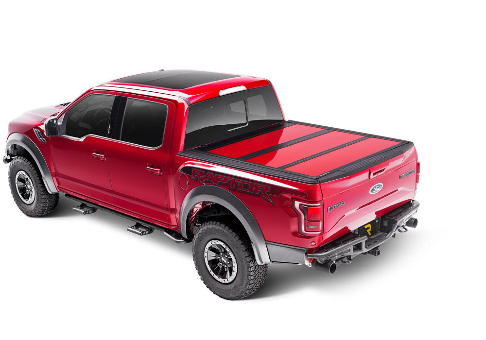 Tonneau Cover Fusion 2015-2019 Ford F-150 5 Foot 7 Inch Bed Ruby Red UnderCover
