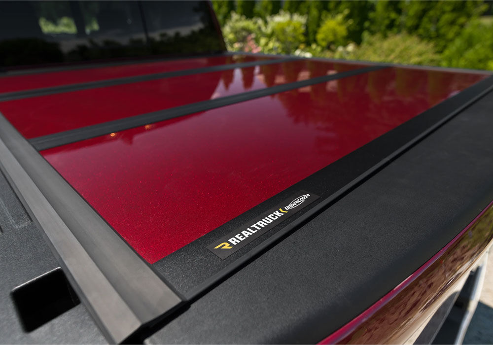 Tonneau Cover Fusion 2009-2018 (2019-2024 Classic) Ram 1500/2010-2024 2500/3500 6 Foot 4 Inch Bed Without RamBox Flame Red UnderCover