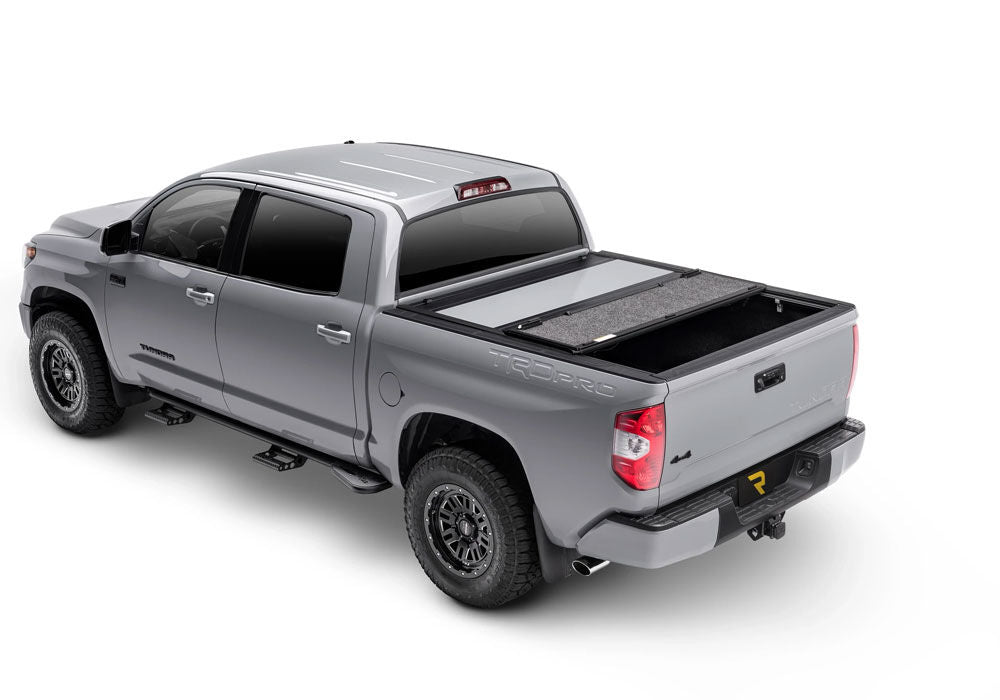 Tonneau Cover Fusion 2014-2021 Toyota Tundra 5 Foot 7 Inch Bed Without Deck Rail System Attitude Black UnderCover