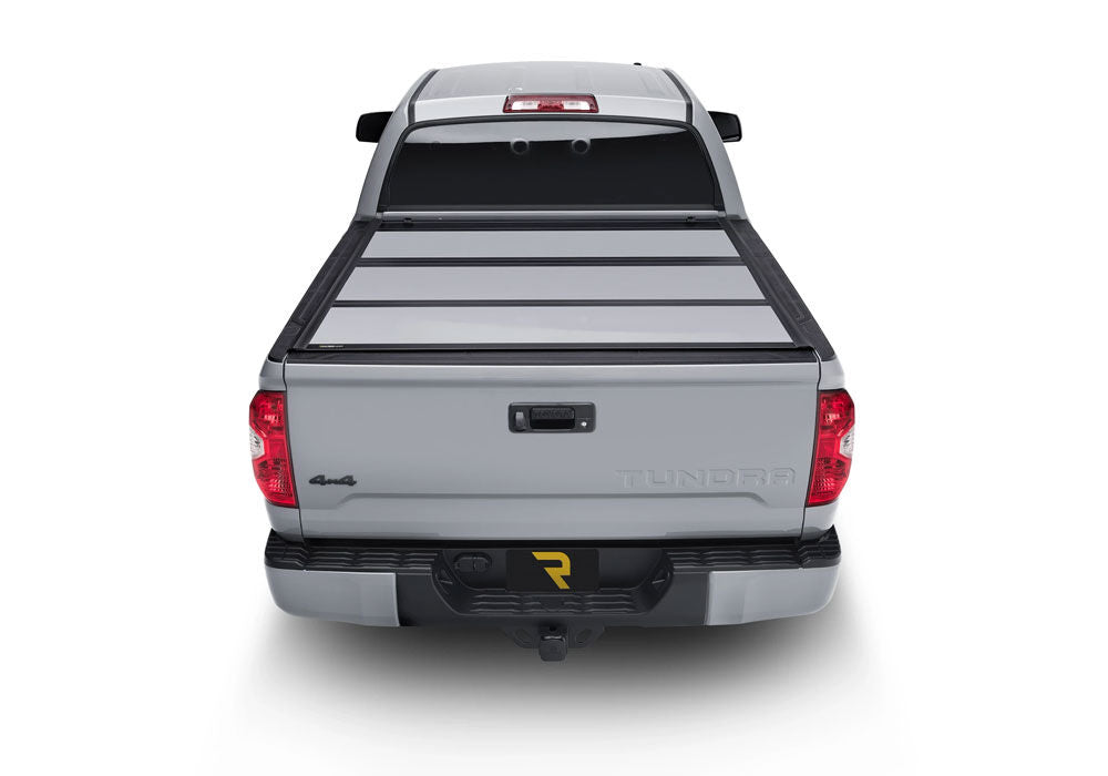 Tonneau Cover Fusion 2014-2021 Toyota Tundra 5 Foot 7 Inch Bed Without Deck Rail System Bright Red UnderCover