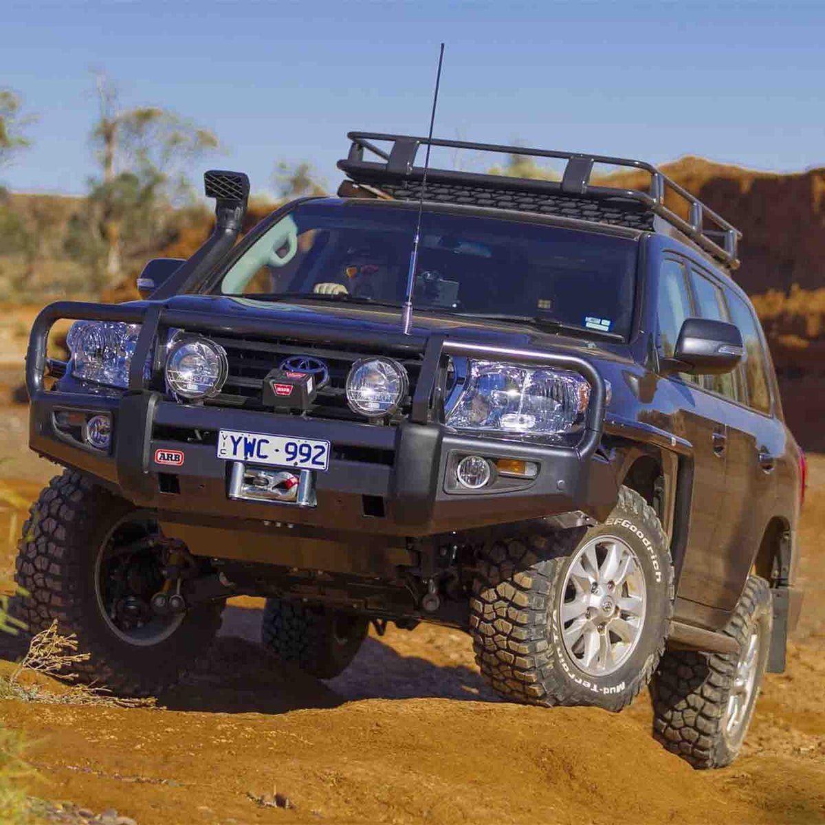13-15 Toyota Land Cruiser Winch Bumper - Apollo Off-Road