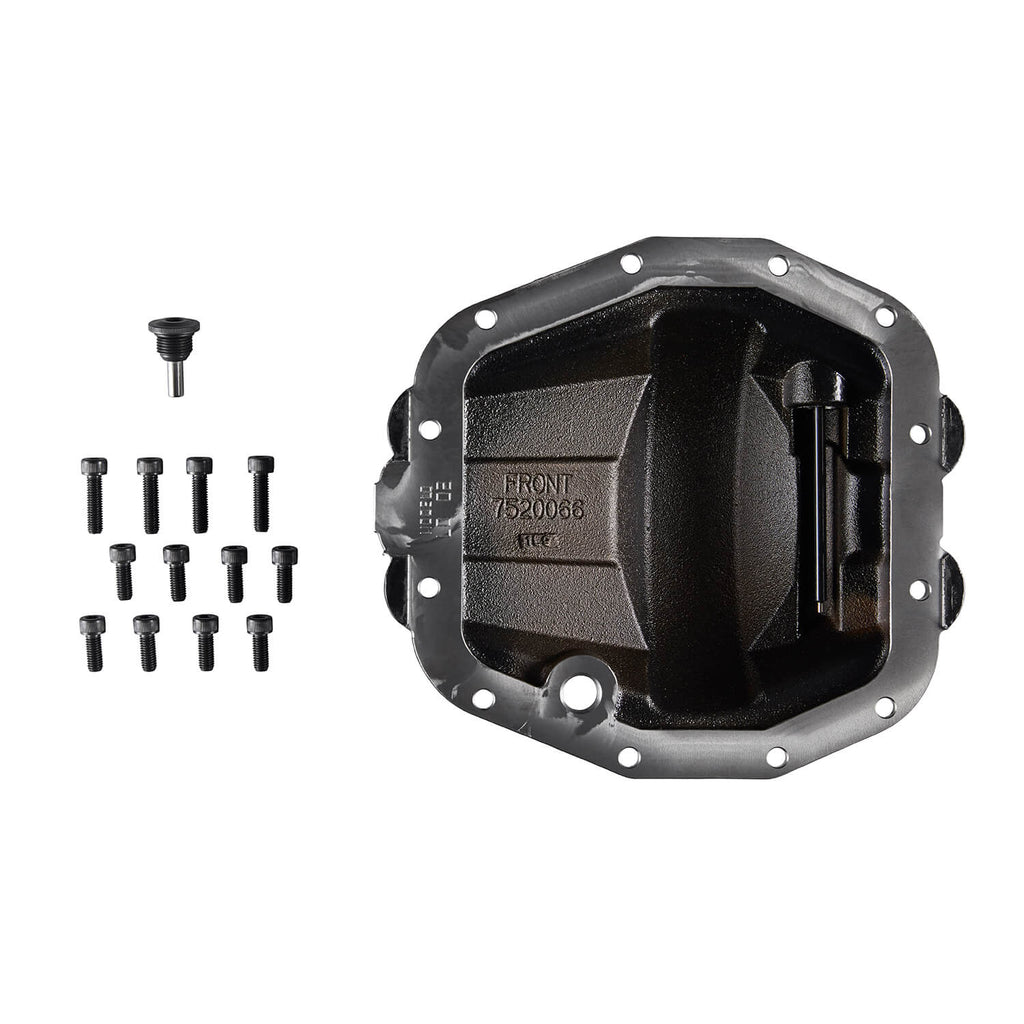 18-25 Jeep Wrangler / 20-25 Gladiator Differential Cover Black - Apollo Off-Road