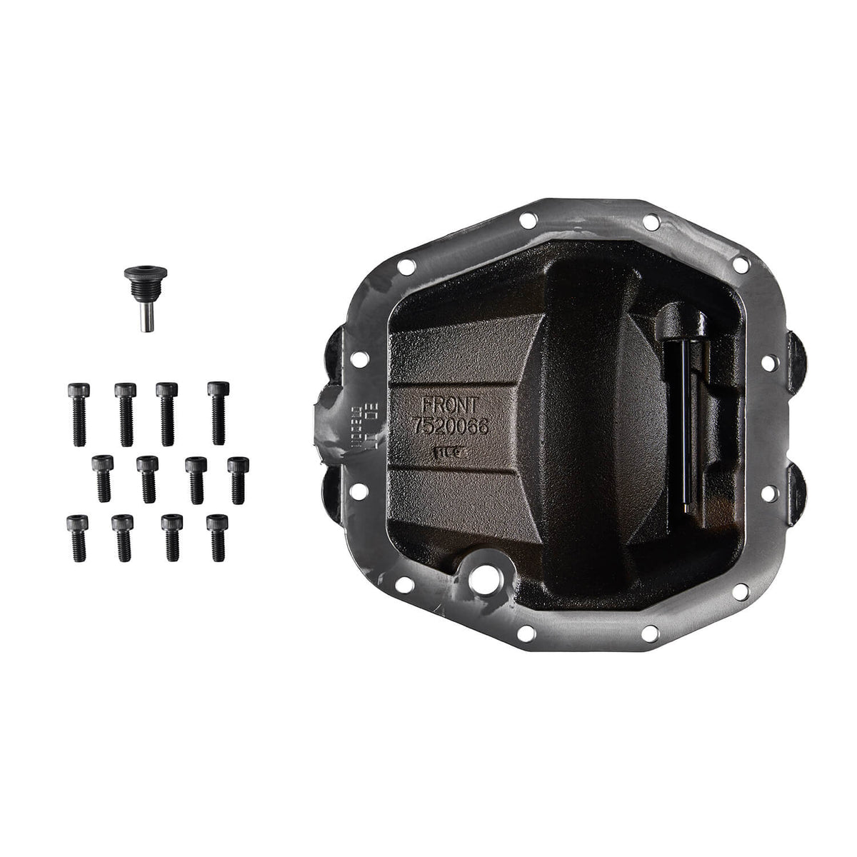 18-25 Jeep Wrangler / 20-25 Gladiator Differential Cover Black - Apollo Off-Road