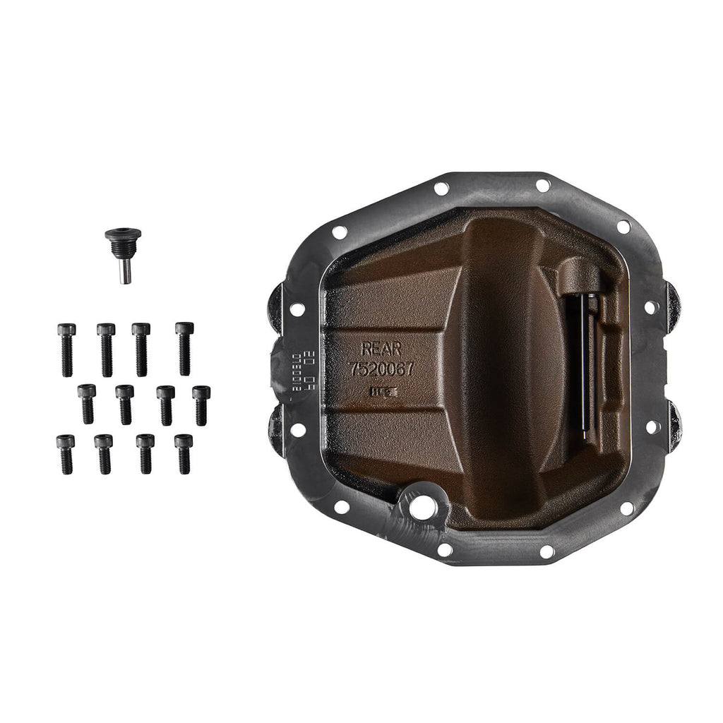 18-25 Jeep Wrangler / 19-23 Ford Ranger / 20-25 Jeep Gladiator / 21-25 Ford Bronco Differential Cover Black - Apollo Off-Road