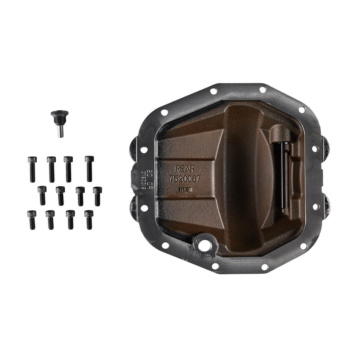18-25 Jeep Wrangler / 19-23 Ford Ranger / 20-25 Jeep Gladiator / 21-25 Ford Bronco Differential Cover Black - Apollo Off-Road