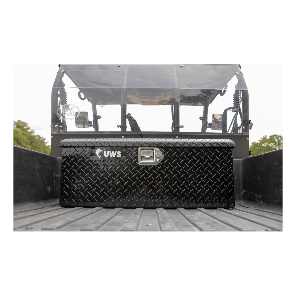 UWS ATV-BLK Gloss Black Aluminum ATV Tool Box (LTL Shipping Only)