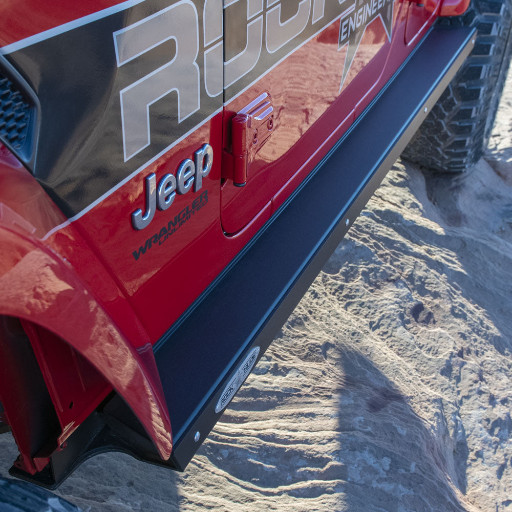 JL 4 Door Step Slider Skid Plate Rock Slide Engineering