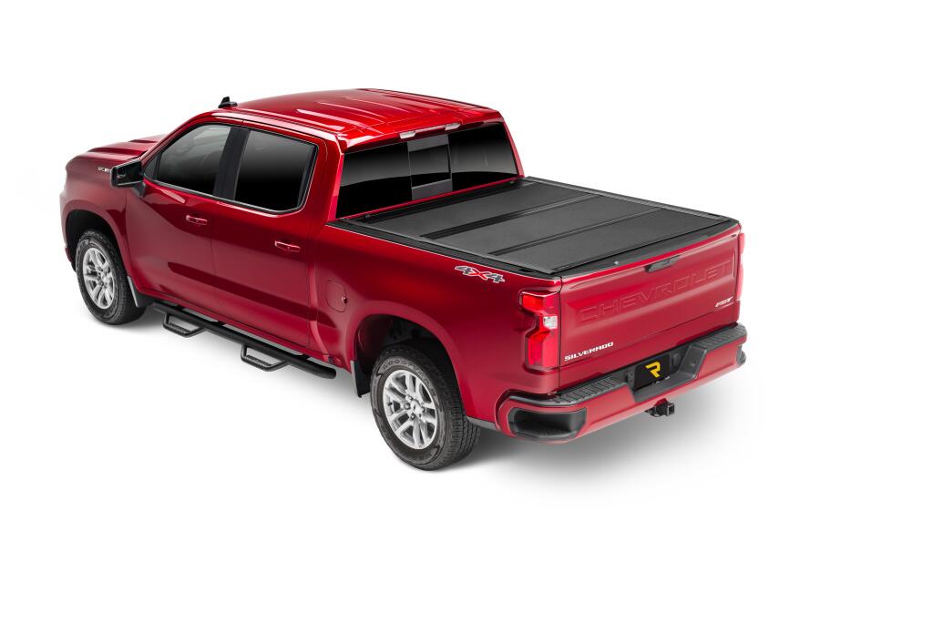 Tonneau Cover Armor Flex 2019 (New Body Style) 2026 Chevrolet Silverado/GMC Sierra (Without CarbonPro Bed) 5 Foot 9 Inch Bed Crew/Ext With Or Without MultiPro Tailgate Black Textured UnderCover