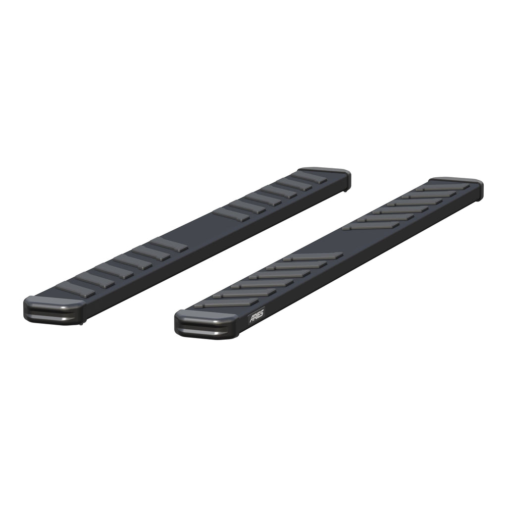 ARIES NovaTrac 6" x 75" Black E-Coat Steel Running Boards, 1999-2026 Ford F-250/F-350 Super Duty, 2009-2026 Ford F-150, 2011-2026 Dodge Durango & more
