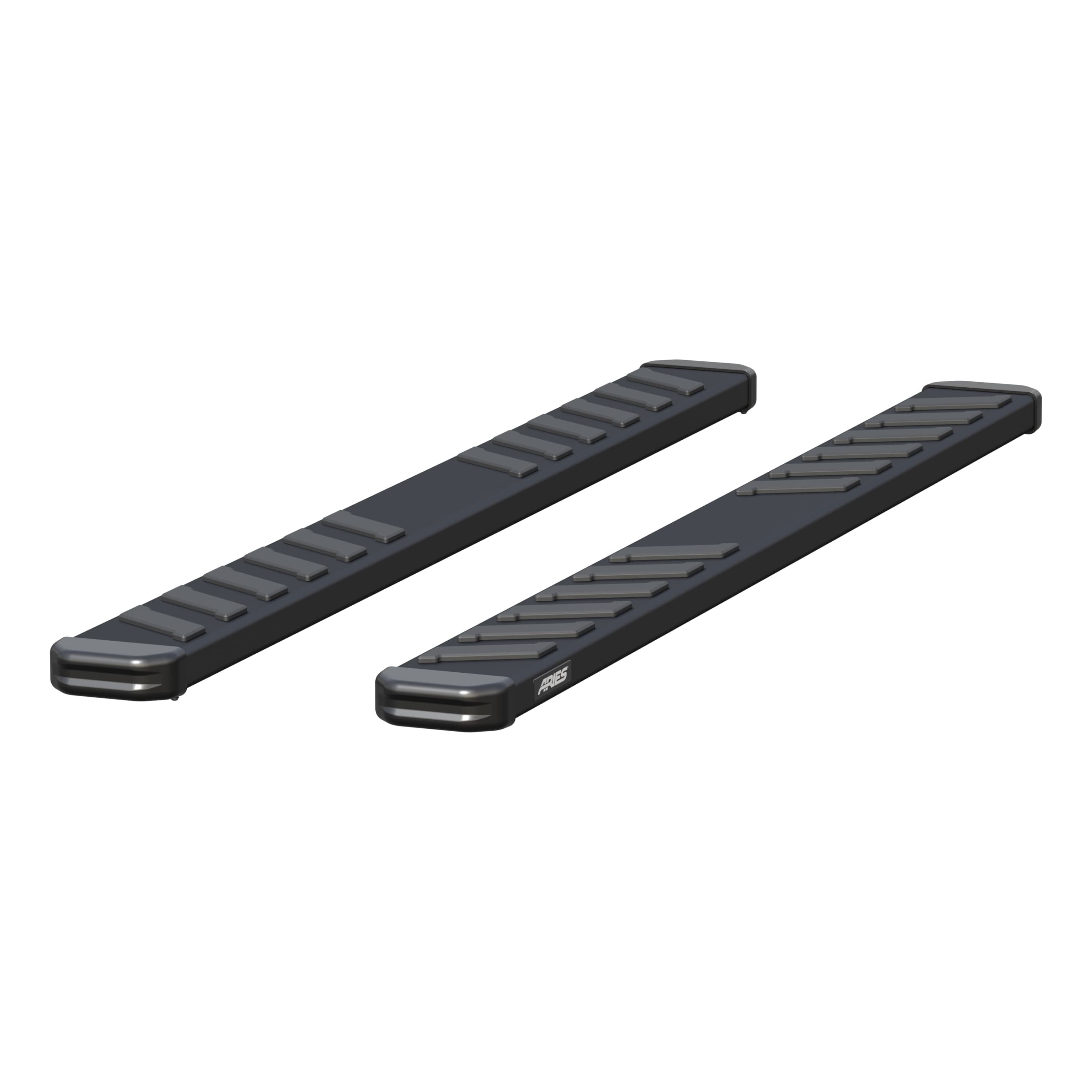 ARIES NovaTrac 6" x 75" Black E-Coat Steel Running Boards, 1999-2026 Ford F-250/F-350 Super Duty, 2009-2026 Ford F-150, 2011-2026 Dodge Durango & more