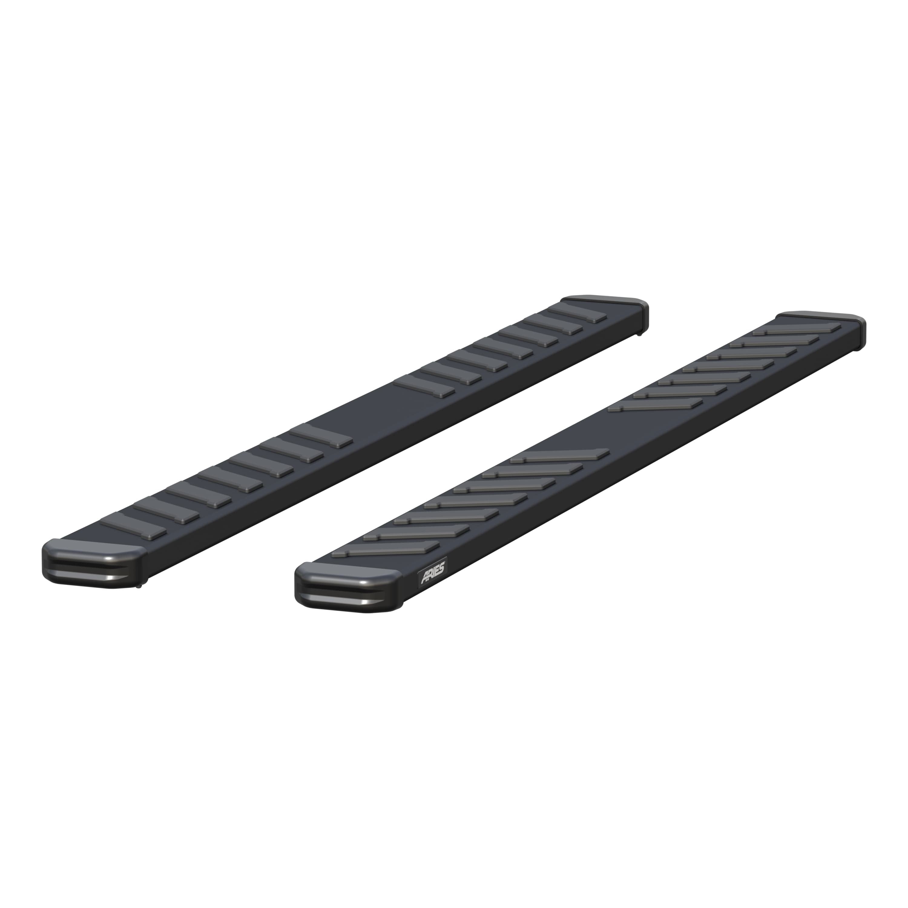 ARIES NovaTrac 6" x 85" Black E-Coat Steel Running Boards, 2007-2026 Toyota Tundra, 2009-2014 Ford F-150, 2015-2023 Toyota Tacoma & more