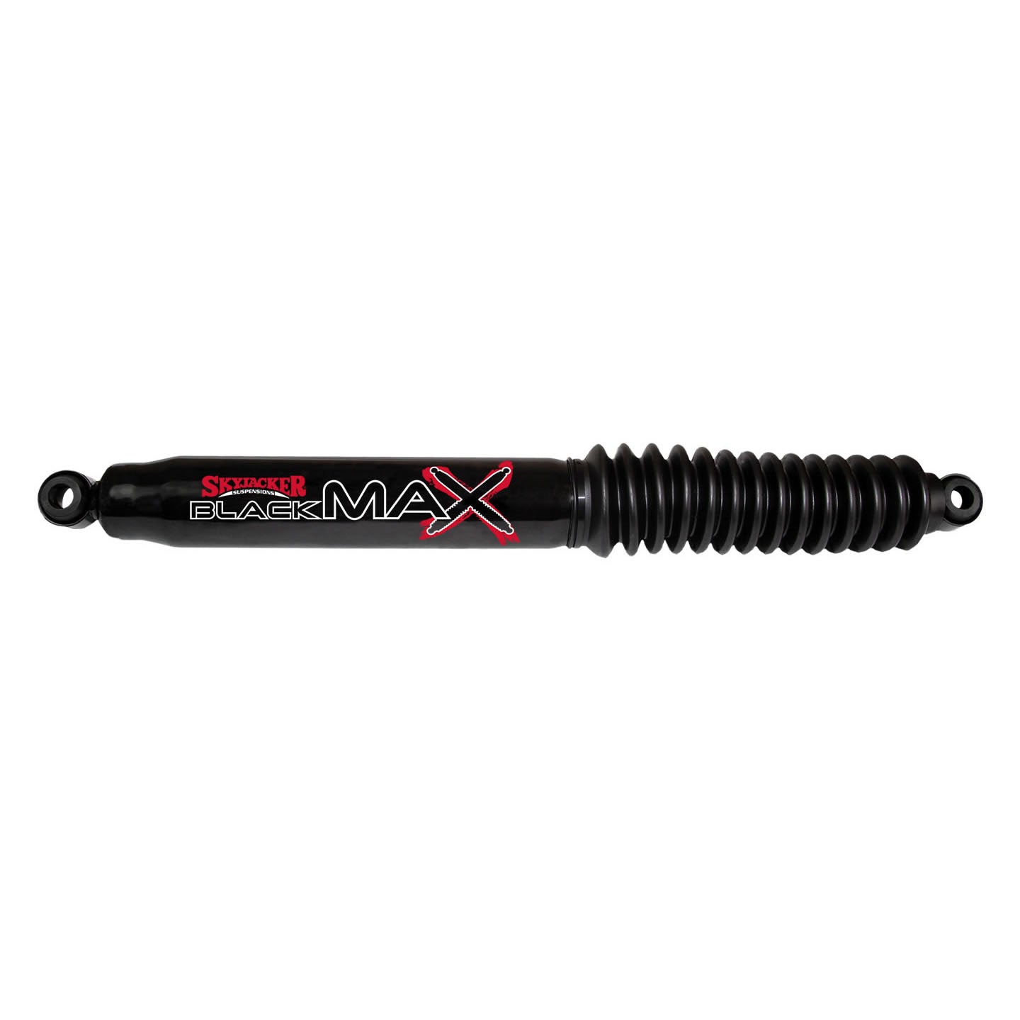 Black MAX Shock Absorber w/Black Boot 35.375 Inch Extended 21.625 Inch Collapsed 05-14 Ford F-350 Super Duty 05-16 Ford F-250 Super Duty Skyjacker