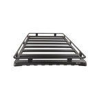 07-21 Toyota Land Cruiser BASE Rack Kit 84in x 51in BASE Rack with Mount Kit, Deflector, and Full (Cage) Rails - Apollo Off-Road