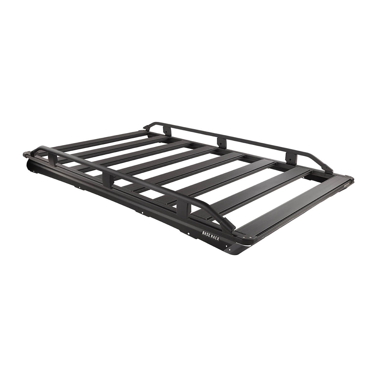 07-21 Toyota Land Cruiser BASE Rack Kit 84in x 51in BASE Rack with Mount Kit, Deflector, and Trade (Side) Rails - Apollo Off-Road