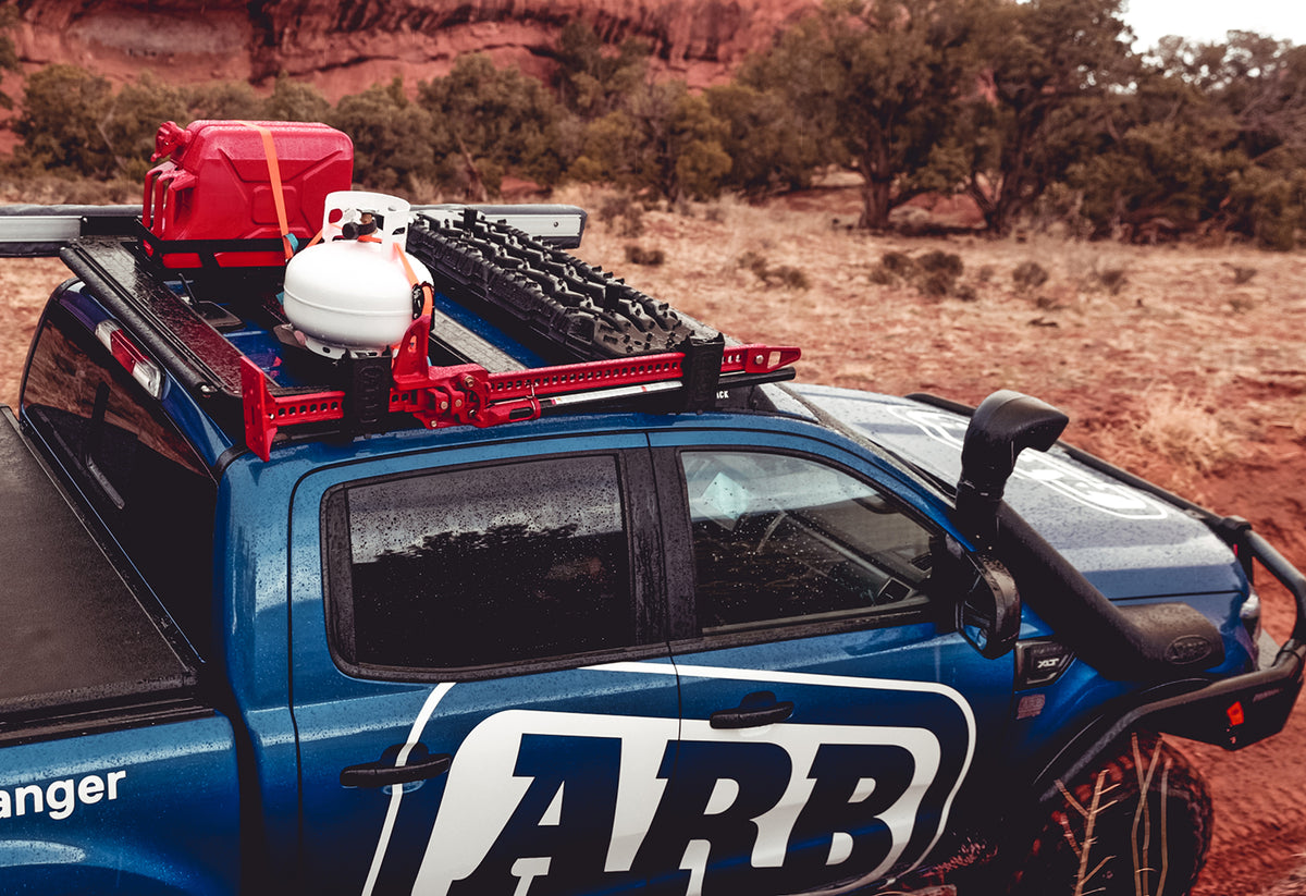 19-23 Ford Ranger BASE Rack Kit 49in x 45in BASE Rack with Mount Kit and Deflector - Apollo Off-Road