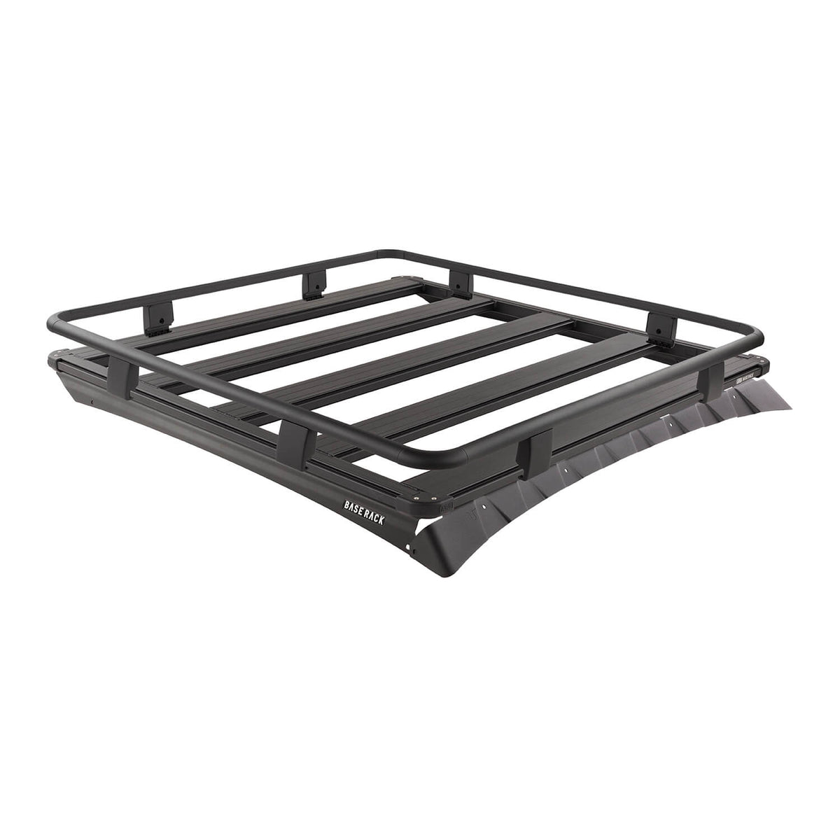 19-23 Ford Ranger BASE Rack Kit 49in x 51in BASE Rack with Mount Kit, Deflector, and Full Cage Guard Rail - Apollo Off-Road